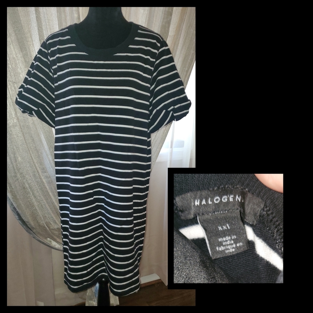 Short sleeve sweatshirt dress